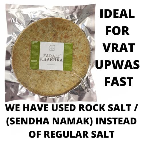 Timeless Food Farali Khakhra 200g | Wheatless Sahgar Khakhra for Upwas & Vrat | Fasting Snack | Healthy & Crunchy — image 5