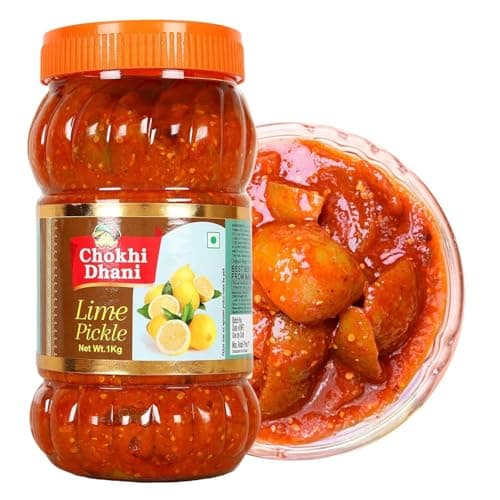 Chokhi Dhani Lime Pickle 500g | Tangy & Spicy Nimbu Achar | Oil Free Lemon Pickle | No Onion No Garlic | Traditional Indian Pickle | Homemade Style — image 6