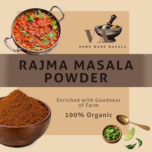 VA HOME MADE MASALA Mixes Rajma Masala| 500 GM | Pure Jain Spices | Bold North Indian Taste | No Onion No Garlic | No MSG | No Added Colours | No Preservatives — image 2