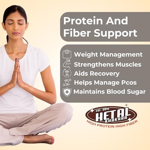 Bajri Thepla Khakhra | JAIN | Crispy | Ready To Eat | High Protein High Fiber| No Palm Oil | 200g Vacuum Pack Of 2 — image 6