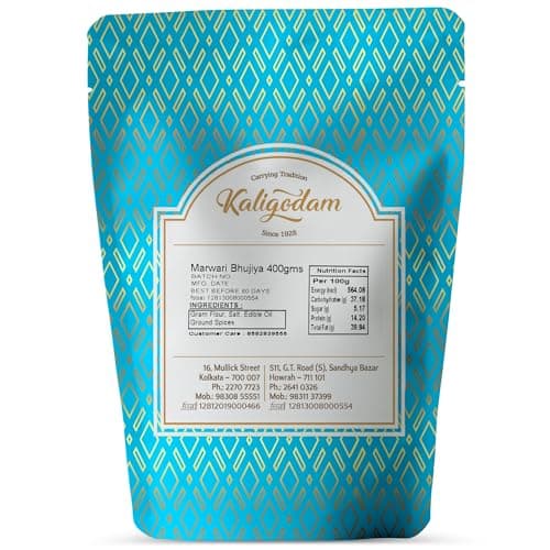 Kaligodam Marwari Bhujia Combo (2 x 400g) – Authentic Rajasthani Namkeen | Crispy & Spicy Tea-Time Snack | Cold-Grinded Besan & Handpicked Spices | No Onion, No Garlic | Ready to Eat | 100% Vegetarian — image 8