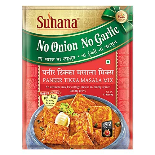 Suhana No Onion No Garlic Pack Combo of 6 (Paneer Tikka 50g x 2, Paneer Butter 50g x 2, Paneer Makhanwala 50g x 2) — image 5