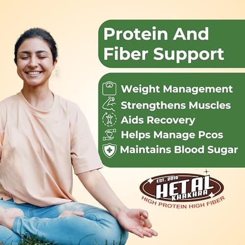 Kothmi Marcha Khakhra | JAIN | Crispy | Ready To Eat | High Protein High Fiber| No Palm Oil | 200g Vacuum Pack Of 2 — image 7