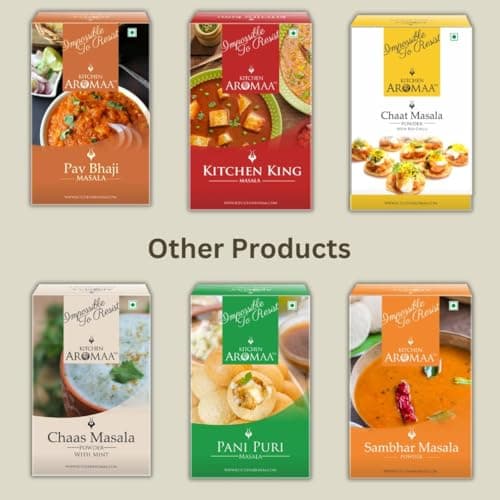 Kitchen Aromaa Jain Pav bhaji Masala powder, No Onion - No Garlic, 100 gm (Pack of 1) No Fillers, No Preservatives| Authentic Bombay Pav Bhaji Masala Powder — image 7