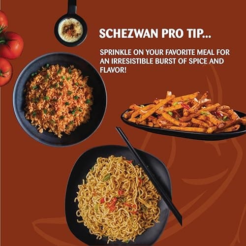Omas Fresh No Onion, No Garlic We-Desi Schezwan Seasoning 70g Best for Making Noodles, Pizza, Pasta, Fried Rice | No Additives & Preservatives — image 2