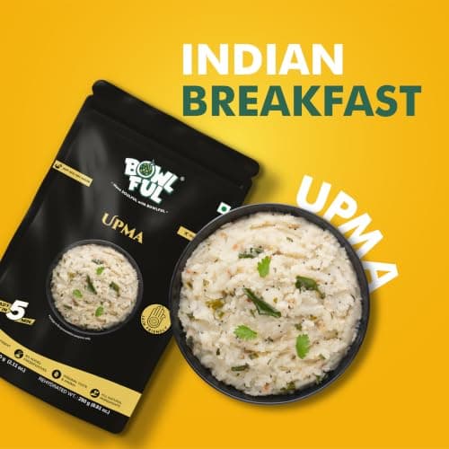Bowlful Upma | 100% Natural | Ready-to-Eat Freeze-Dried Food | Authentic Indian Cuisine | Instant Healthy Meal | Microwaveable | No Added Preservative& Colours | Meal Ready In 5 Minutes — image 7