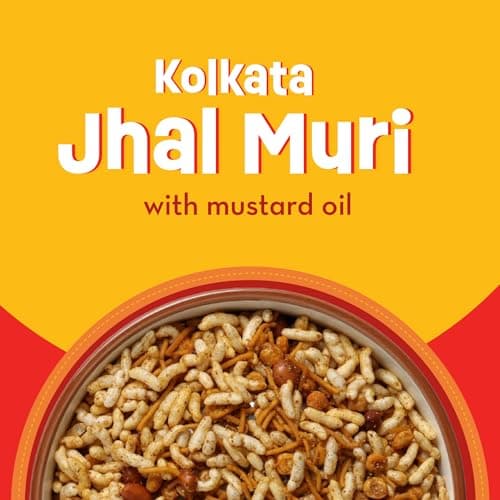 GO DESi Kolkata Jhalmuri Bhel, No Palm oil 100 grams pack of 2 — image 5