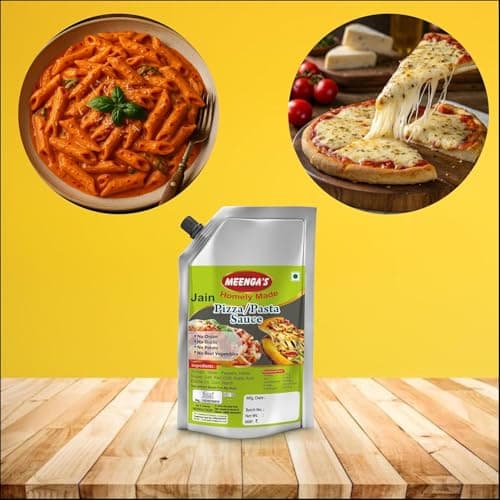 MEENGA’S Jain Schezwan & Jain Pizza Pasta Sauce Combo – 250g Each | No Onion No Garlic | 100% Veg | Ready-to-Eat Indo-Chinese & Italian Sauces for Momos, Noodles, Pasta & Snacks — image 5