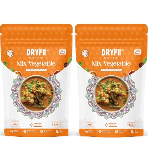 Dryfii Ready-to-Eat Instant Jain Mix Vegetable | Pure Veg | Freeze Dried | No Onion, No Garlic | Rehydrated Weight 230 g — image 8