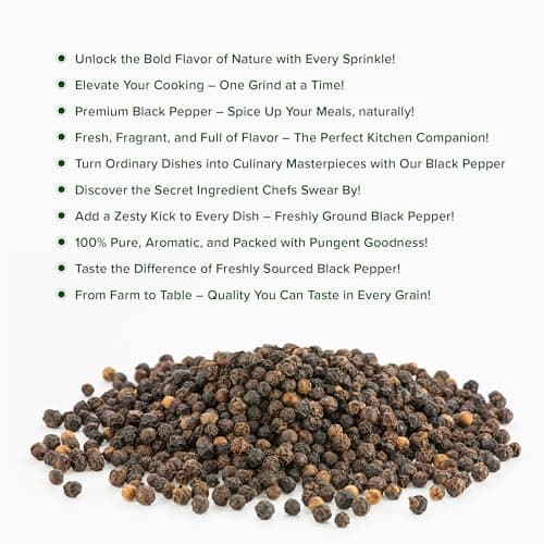 Spice Spectrum EXPORT GRADE MG 1 Whole Black Peppercorns 100 gms ( Malabar Garbled 1) | Kerala idukki Fresh Kali Mirch | Black Pepper | Kurumulaku | Kosher Black Pepper Spice for Seasoning, Bulk Refill, Mix | Bold Flavour for Every Dish — image 4