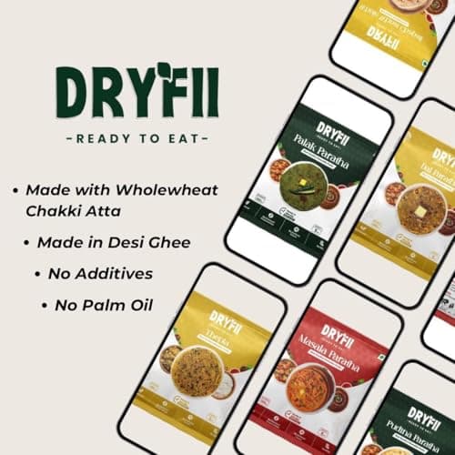 Dryfii Ready-to-Eat Chapati with Jain Chole & Rice | Spicy Satvik Combo Meal | No Onion No Garlic | Healthy Traditional Indian Food Pack — image 7
