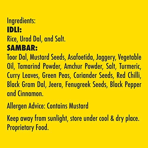 Amajain Instant Sattvik Healthy Idli Sambar, Ready-to-Eat, No Added Preservatives, No Added Flavours, Jain-Friendly, 90g (Pack of 2) — image 3