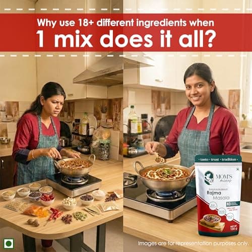 Mom’s Mixes Rajma Masala (Rajma Masala Powder) | Pre-Mix Masala | No Onion No Garlic (Jain Friendly) | Authentic North Indian Taste | No Preservatives | 200g — image 6