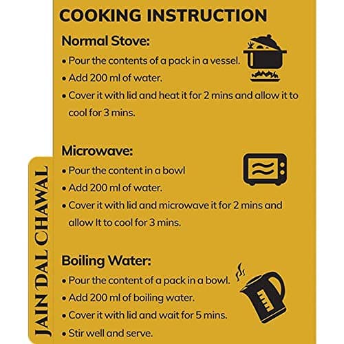Bowlful Jain Dal Chawal,70 GMS, Spicy Dal and Chawal Without Onion and Garlic | Pure Natural, Freeze Dried Food (Pack of 3) — image 4