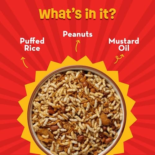 GO DESi Kolkata Jhalmuri Bhel, No Palm oil 100 grams pack of 2 — image 3