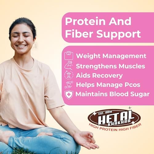 Panupuri Khakhra | JAIN | Crispy | Ready To Eat | High Protein High Fiber| No Palm Oil | 200g Vacuum Pack Of 2 — image 3