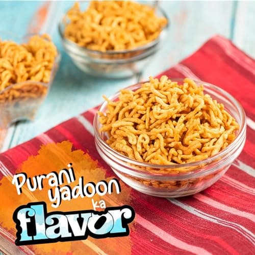 Kaligodam Marwari Bhujia 400g – Authentic Rajasthani Namkeen | Spicy & Crunchy Snack | Made with Cold-Grinded Besan & Spices | No Onion, No Garlic | Ready to Eat | Vegetarian — image 6
