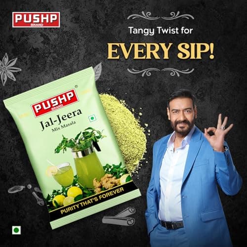 Pushp Brand Jal Jeera Powder (Masala) 500 g Pouch | Pack of 2 | Instant Drink Mix Masala for Refreshing Summer Drink & Chat, Mint & Cumin Blend, No Artificial Colours | Hygienically Packed | — image 4