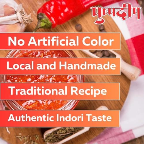 Pushpdeep Lemon/Nimbu Chutney Home Made 1kg, 200g per Pack of 5 | Combination Of Khatti, Meethi Chutney Perfect with Pakoda, Bhajiya, Roti, Paratha & Meals| No Preservatives, Hand Made In India — image 7