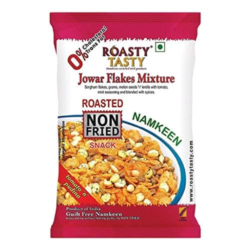 Roasty Tasty Jowar Mix Magic Masala Roasted Snack 340g | Healthy Snack | Gluten Free Jowar Namkeen | Ideal Millet Namkeen for Kids & Adults | Low Calorie Snacks - Roasted Namkeen - No Cholesterol, No Transfat Diet Mixture with Seeds Mix | Millet Snacks Items — image 7