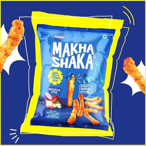 Makha Shaka Masala Stix Farmley Pillow Pouch 33 g — image 5