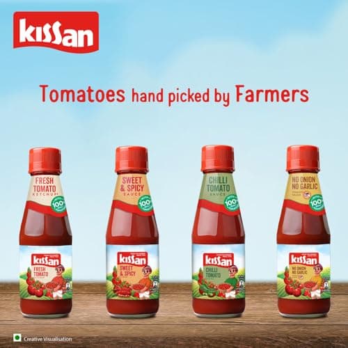 Kissan No-Onion No-Garlic Tomato Sauce, 850g / 900g / 950g (Weight May Vary) — image 6