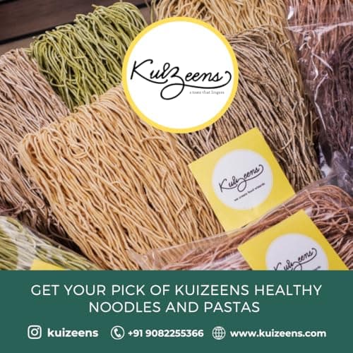 Millet Me by Kuizeens Keto Hamper - 450g | Keto Flour 250g/Noodles 110g/Rice 100g/4 Pcs Chocolate |Extremely Low Carb Atta|Zero Added Sugar Keto Sweets|Jain | No Onion & Garlic — image 5