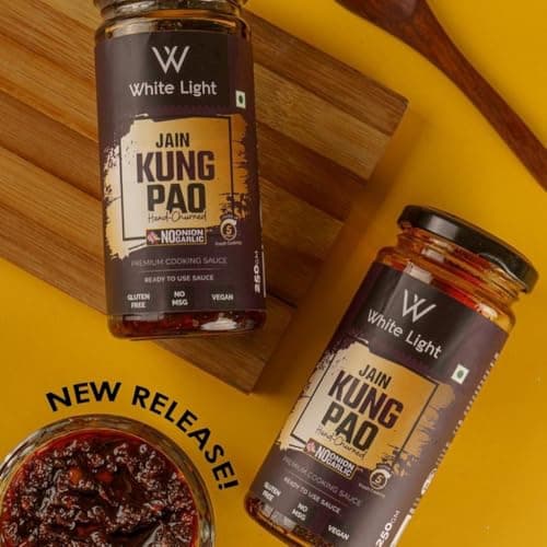 White Light Food Jain Kung Pao l Vegan and Natural Ingredients l Ready to Eat Healthy Food (Pack of 2, 250g Each) — image 4
