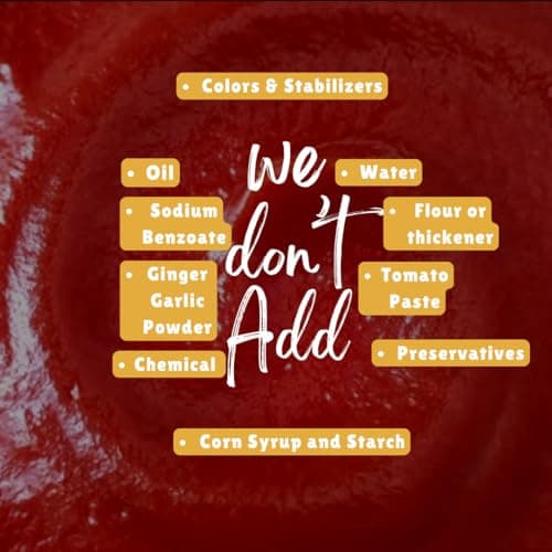 The True Tomato No Onion No Garlic Ketchup|Homemade And Made To Order|100% Natural|80% Fresh Tomatoes |No Chemicals,No Added Colors,No Oils,No Preservatives,No Thickeners (220 Gram,No Garlic Ketchup) — image 5