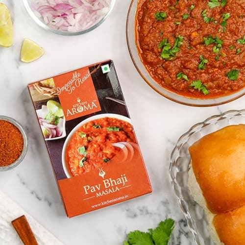 Kitchen Aromaa Jain Pav bhaji Masala powder, No Onion - No Garlic, 100 gm (Pack of 1) No Fillers, No Preservatives| Authentic Bombay Pav Bhaji Masala Powder — image 3