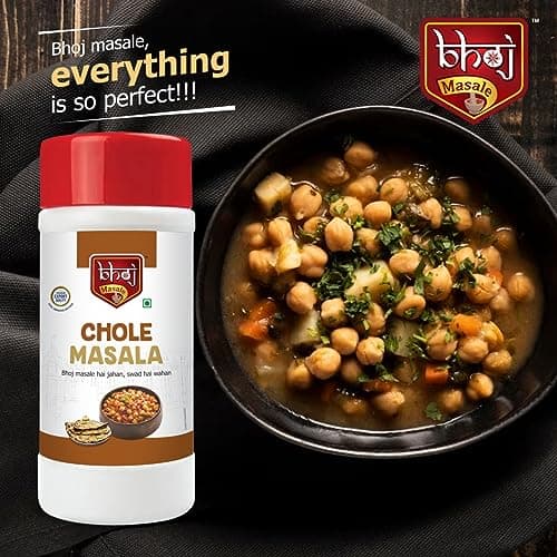 Bhoj Masale Chole Masala 450GM | Blended Spice With Natural Oils for Authentic Taste and Colour | For Healthy Delicious & Flavourful Cooking. No colour, no preservatives, no onion and no garlic ( Jain Masala ) — image 5