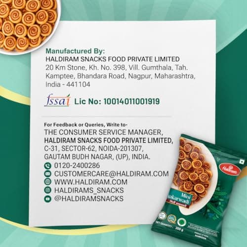 Haldiram's Nagpur Mini Bhakarwadi,200g,spicy,200 gram — image 3