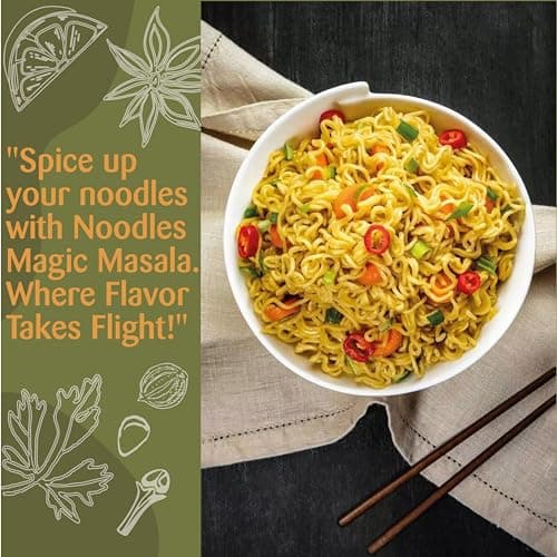 Omas Fresh No Onion, No Garlic Noodles Magic Authentic Spice Mix Masala Powder 70G | Jain Masala Best for Making Noodles, Pasta, Paratha, Wrap, 0.068 Kg — image 4