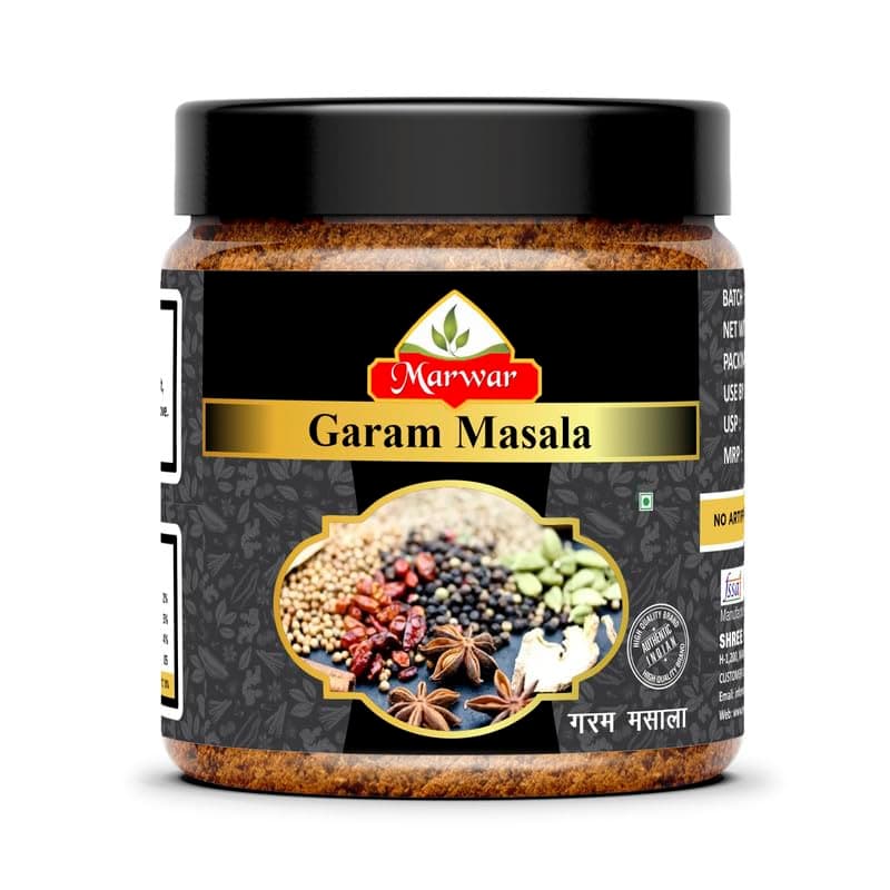 Marwar Chana Masala Or Chole Masala, 200G (Jar Pack), With No Onion & No Garlic, Chhole Masala with Natural Oils - No Artificial Color Used — image 7