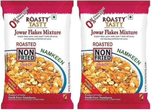 Roasty Tasty Jowar Mix Magic Masala Roasted Snack 340g | Healthy Snack | Gluten Free Jowar Namkeen | Ideal Millet Namkeen for Kids & Adults | Low Calorie Snacks - Roasted Namkeen - No Cholesterol, No Transfat Diet Mixture with Seeds Mix | Millet Snacks Items — image 8