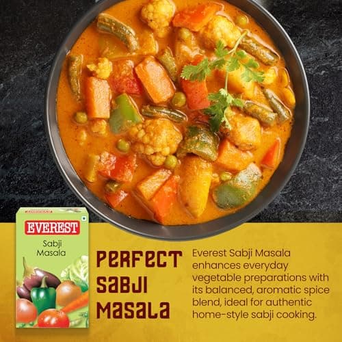 Everest Sabji Masala – 100g | Subtle, Aromatic Blend for Flavourful Vegetable Curries | Balanced Spice Mix for Everyday Indian Sabzi & Home Cooking — image 5