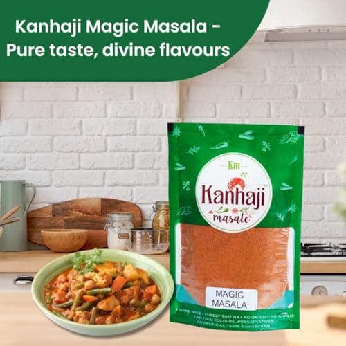 Kanhaji Masale Magic Masala, No Onion No Garlic, 100g to 1kg Pack Sizes (100 gm) — image 4