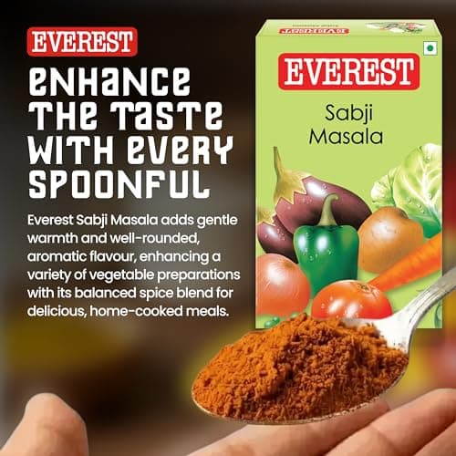 Everest Sabji Masala – 100g | Subtle, Aromatic Blend for Flavourful Vegetable Curries | Balanced Spice Mix for Everyday Indian Sabzi & Home Cooking — image 3
