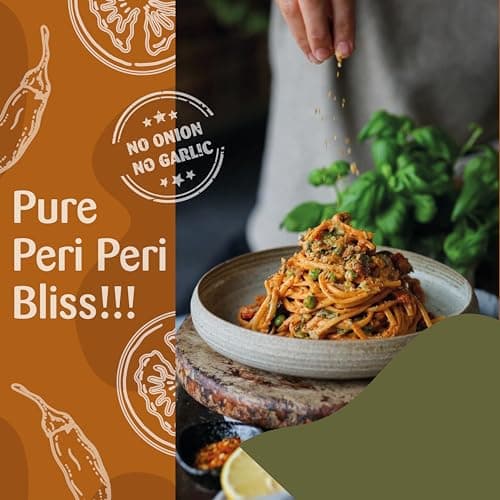 Omas Fresh No Onion No Garlic Noodles Magic Masala & Peri Peri Seasoning | 250g × 2 Combo Pack | Spicy & Flavorful Duo for Noodles, Pasta & Everyday Cooking — image 5