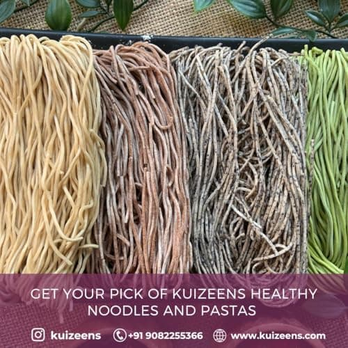 Millet Me by Kuizeens Gluten-Free Kodo Noodles - 110g (Pack of 1) | Protein & Fiber-Rich | Easy-to-Make | Rich in Nutrients | No MSG | No Preservatives | Low Glycemic | Vegan & Wholesome | Easy to Digest Healthy Noodles | Jain | No Onion & Garlic | Ready in Minutes — image 7