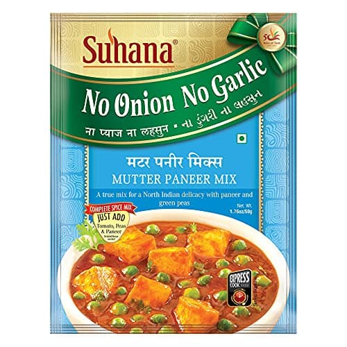 Suhana Mutter Paneer NONG Spice Mix 50g - Pack of 2