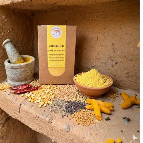 Do Chutki Sona Shengdana Combo | Satvik Sona Metkut Chutney Powder 100g + Solapuri Special Shengadana Chutney 100g | No Onion No Garlic | No Preservatives | Maharashtrian Pack of 2 — image 5
