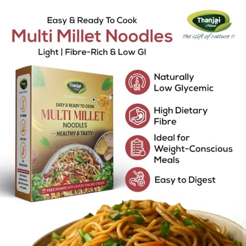 Thanjai Natural Multi Millet Noodles 180 Grams X 5 (900 Grams) of Homemade Natural Millet Noodles(No Preservatives, No Chemicals, No Artificial Extract) — image 5