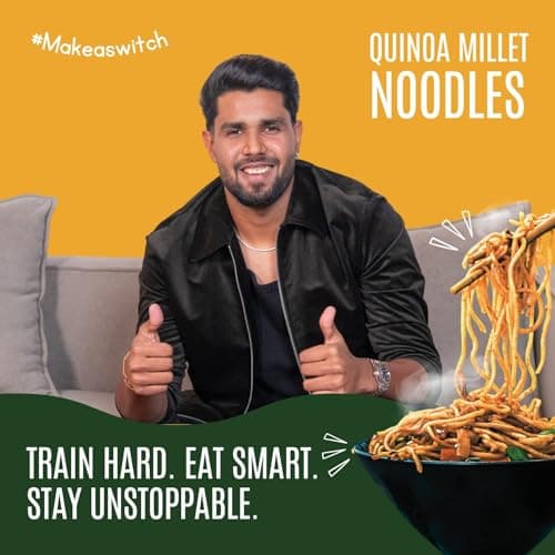 Healthy Master Quinoa Millet Noodles | 2 Pack x 200g | No Maida, No MSG | Not Fried | Ready to Cook | Vegan Noodles | Healthy Noodles for Kids & Adults — image 4