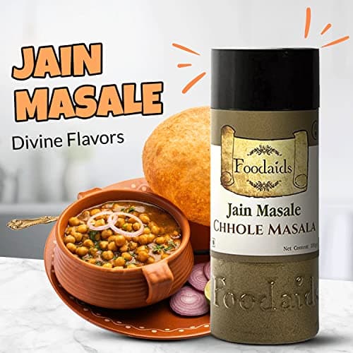 Foodaids Jain Chhole Masala- 100gm| Chana Masala | No Garlic, No Onion| Aromatic & Flavourful — image 3