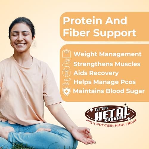 Mung Khakhra JAIN | Gluten Free | Crispy| Ready To Eat | High Protein High Fiber| No Palm Oil | 200g Vacuum Pack Of 2 — image 7
