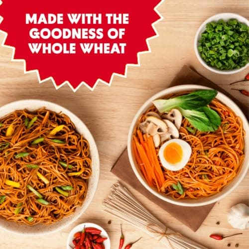 MasterChow Whole Wheat Noodles- Pack of 2 | Not Fried | Serves 10 Meals - 600gms — image 7