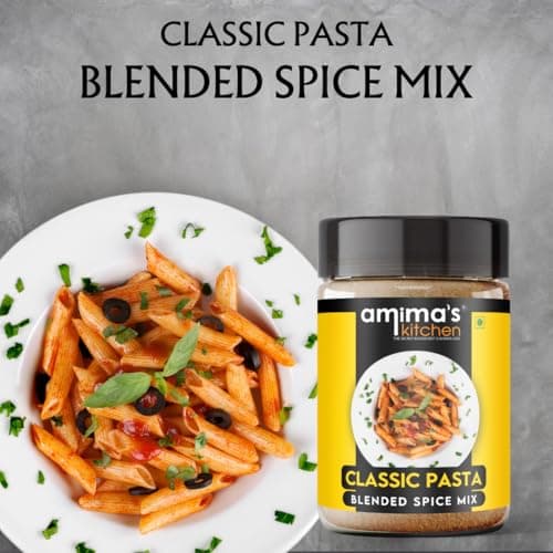 Amima's Kitchen Classic Pasta Jain Spice Mix (No Onion No Garlic) – 100 Grams | Blended Spice Mix | For Healthy and Delicious Cooking | No Synthetic Flavour & Color | Ready Masala Powder — image 3
