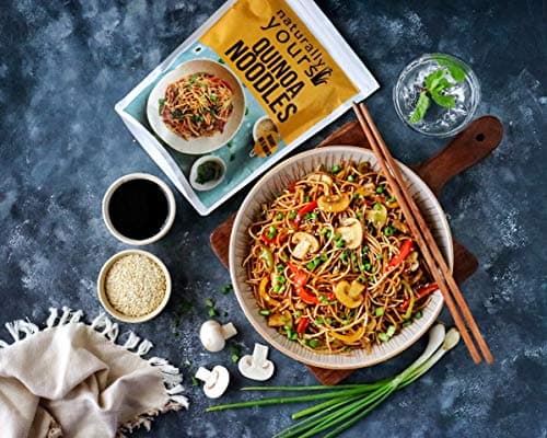 Naturally Yours Quinoa Hakka Noodles | Quinoa & Whole Wheat | No Maida, No Onion No Garlic, Jain Friendly, Vegan, Preservative Free, No MSG | High Protein & Fiber | Tastemaker Inside | 180g Pack of 3 — image 4
