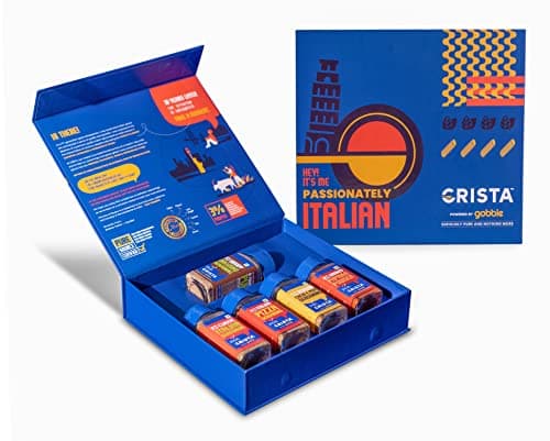 CRISTA Passionately Italian Seasonings Gift Box | Oregano Seasoning | Paprika Powder | Pizza Seasoning | Italian Seasoning | Cacio E Pepe Seasoning | Diwali Gifts For Family And Friends | Pack of 5